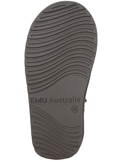 Серые полусапоги с меховой отделкой Emu Australia - 2024509081115 - Фото 5