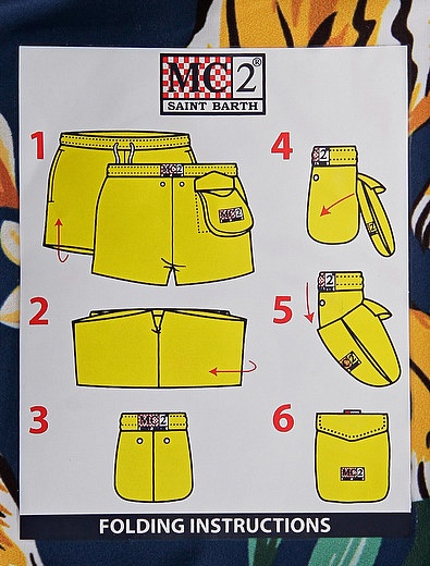 Пляжные шорты с тиграми MC2 Saint Barth - 4104519071592 - Фото 3