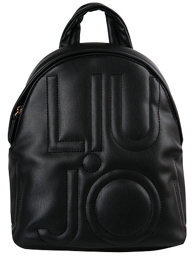 Черный рюкзак с принтом логотипа Liu Jo Junior - 1504508180541 - Фото 1