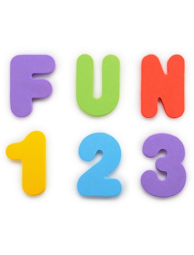 Игрушка для ванны «Буквы и цифры» Munchkin - 7134529073344 - Фото 2