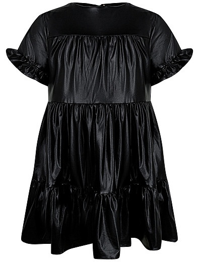 Платье черное из искуственной кожи Fun & Fun - 1054609084939 - Фото 1