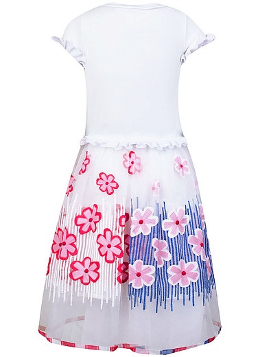 Комплект из юбки и футболки с брошью Simonetta - 3031209970334 - Фото 2