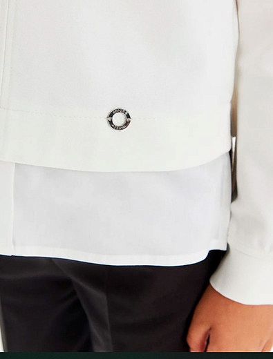 Белая блуза со съемным воротничком SILVER SPOON - 1034509182317 - Фото 6