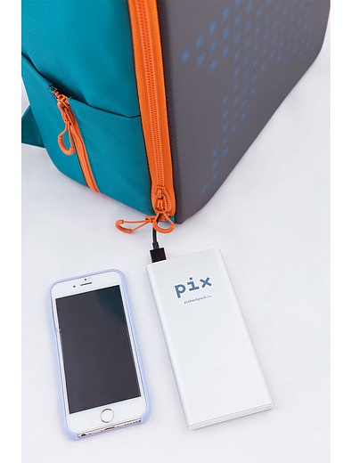 Рюкзак с разноцветным светодиодным экраном PIX - 1504520080140 - Фото 7