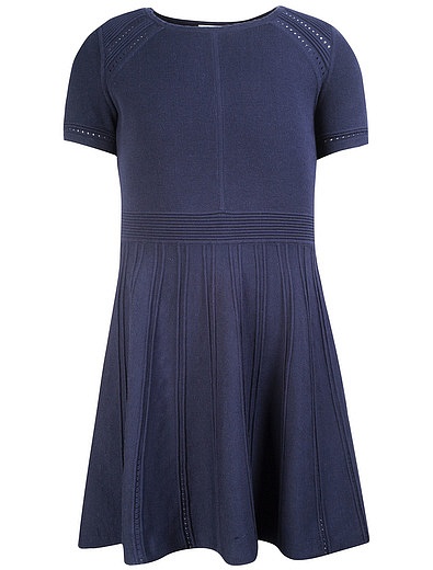 Эластичное темно-синее платье Milly Minis - 1050409681637 - Фото 1
