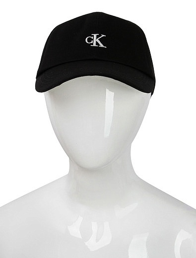 Черная бейсболка с логотипом CALVIN KLEIN JEANS - 1184528170076 - Фото 4