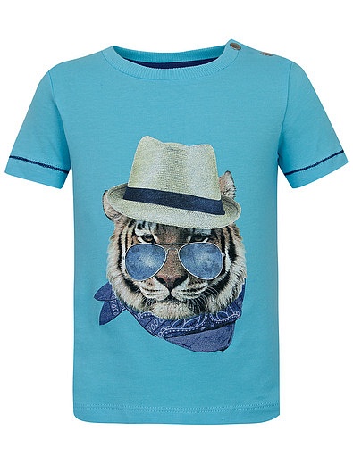 Комплект из футболки с тигром и шорт Lapin House - 3024519270157 - Фото 4