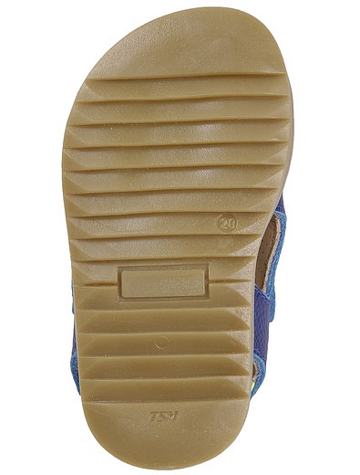 Синие сандалии из натуральной кожи Florens - 2071419970275 - Фото 5