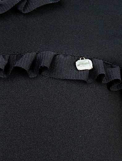 Черное платье с обрками Relish - 1051109880665 - Фото 3