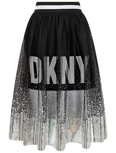 Двуслойная юбка-миди DKNY - 1044509183856 - Фото 1