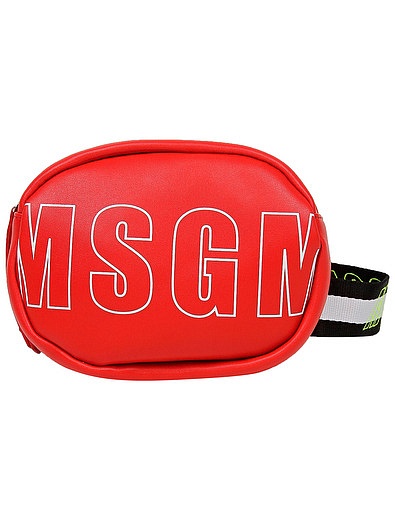 Сумка поясная с логотипом MSGM - 1204508080420 - Фото 1