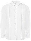 Белая блуза с декором - 1034509280884