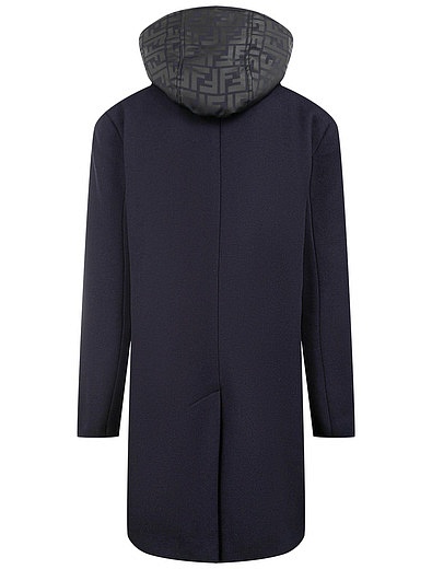 Пальто со съёмным капюшоном Fendi - 1124519180127 - Фото 2