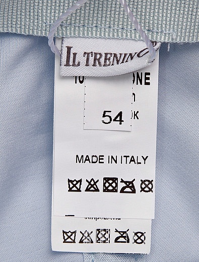 Голубая кепка с декором Il Trenino - 1184509170231 - Фото 5