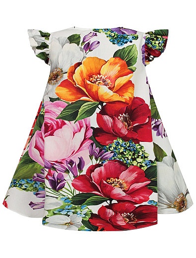 Платье с цветочным принтом Dolce & Gabbana - 1054609076033 - Фото 2