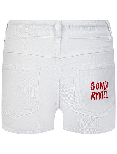 Белые шорты с сердечком Sonia Rykiel - 1414509276030 - Фото 2