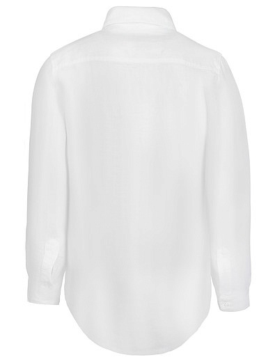 Белая льняная рубашка Il Gufo - 1014519374551 - Фото 2