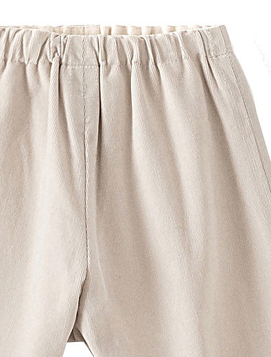 Серые хлопковые брюки Bonpoint - 1084519184405 - Фото 3