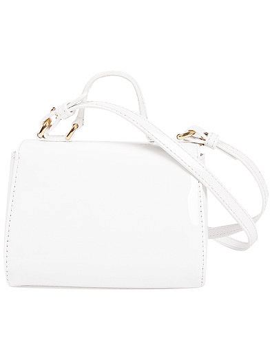 Белая сумка из лакированной кожи Dolce & Gabbana - 1201208970365 - Фото 6