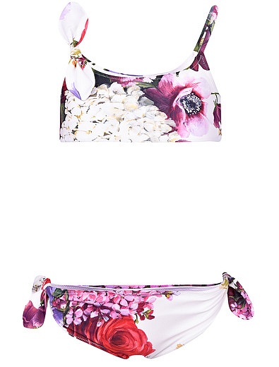 Раздельный купальник с цветочным принтом Dolce & Gabbana - 0883909970205 - Фото 1