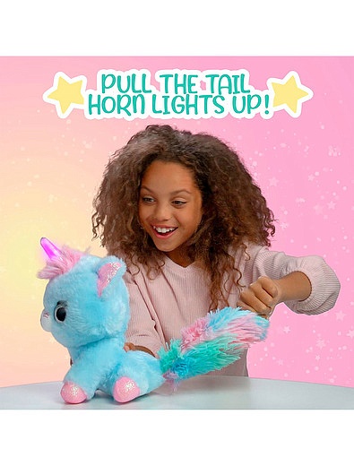 Интерактивная игрушка единорог со светящимся рогом WOW WEE - 7124529170105 - Фото 2