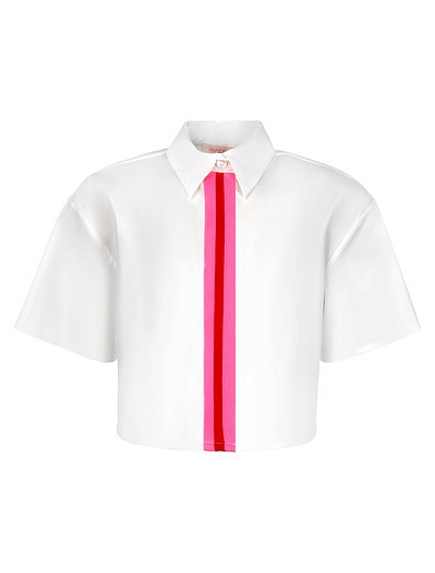 Блуза с контрастной планкой Imperial Kids - 1034509373449 - Фото 1