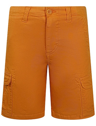 Оранжевые шорты с накладными карманами Il Gufo - 1414519177228 - Фото 1