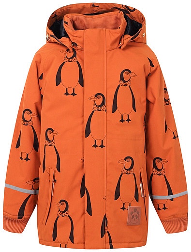 Куртка с принтом пингвины MINI RODINI - 1072419980081 - Фото 4