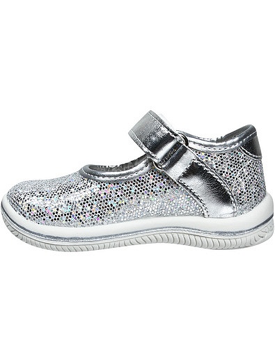 Серебряные туфли на липучках Primigi - 2014209870065 - Фото 3