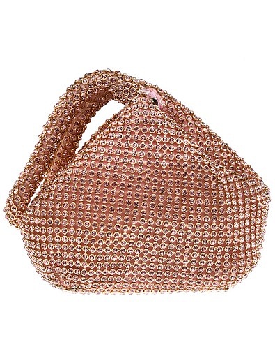 Розовая сумка-мешок с декором David Charles - 1204508080819 - Фото 3