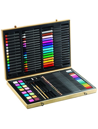 Большой набор: карандаши, фломастеры, краски Djeco - 7132528981738 - Фото 1