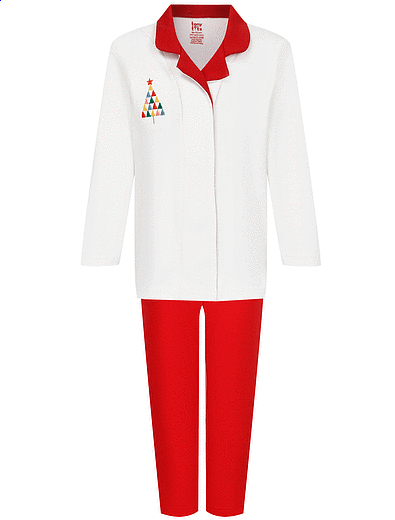новогодняя Пижама с вышивкой Tony Tots - 0214529280502 - Фото 1