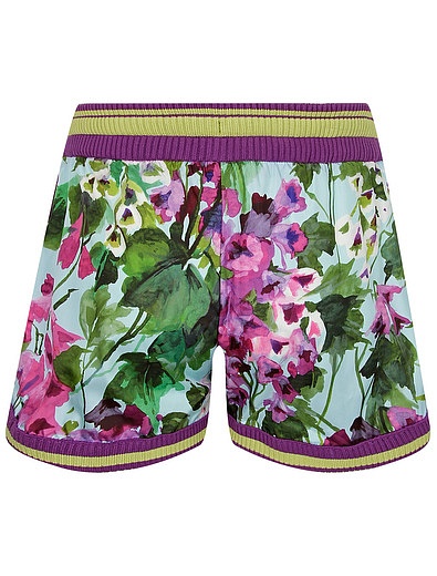 пляжные шорты с цветочным принтом Dolce & Gabbana - 4104509270073 - Фото 3