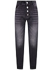 Черные джинсы с высокой посадкой - 1164509183332