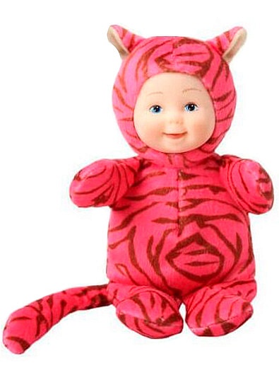 Кукла малыш-тигр, 16 см  - 7114509180156 - Фото 1