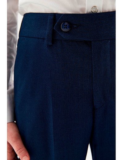 Темно-синие брюки со стрелками SILVER SPOON - 1084519280176 - Фото 5