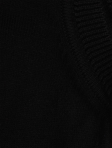 Черный хлопковый жилет с добавлением кашемира Aletta - 1061119880104 - Фото 2