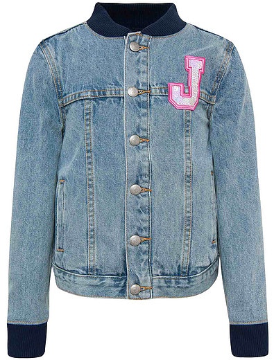 Джинсовая куртка с аппликациями Juicy Couture - 1071509870172 - Фото 1