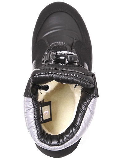 Черные ботинки на утяжке Jog Dog - 2031119880564 - Фото 4