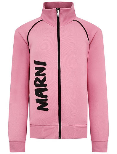 розовая олимпийка с логотипом Marni - 0074509280218 - Фото 1