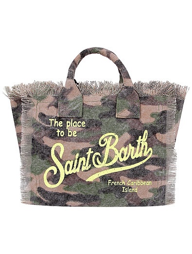 Пляжная сумка из хлопка MC2 Saint Barth - 4134508070015 - Фото 1