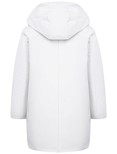 Белая куртка со встроенными в капюшон линзами AI Riders on the Storm - 1071209984445 - Фото 4