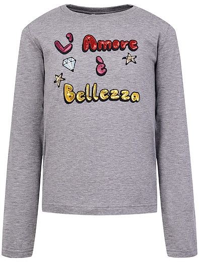 Лонгслив с принтом amore e bellezza Dolce & Gabbana - 4161709880136 - Фото 1