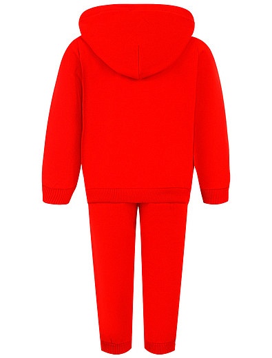 Красный спортивный костюм с логотипом Moschino - 6004529410504 - Фото 2