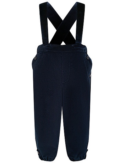 Комплект из боди с длинным рукавом и бархатных брюк EMPORIO ARMANI - 3024519180371 - Фото 4