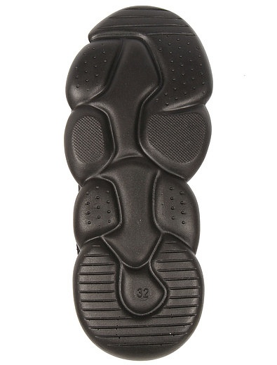 Черные кроссовки с логотипом HUGO BOSS - 2104519180494 - Фото 5