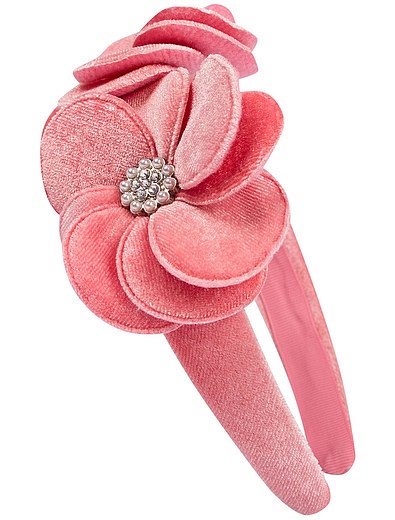 розовый Ободок с цветами Mayoral - 5144508180101 - Фото 1