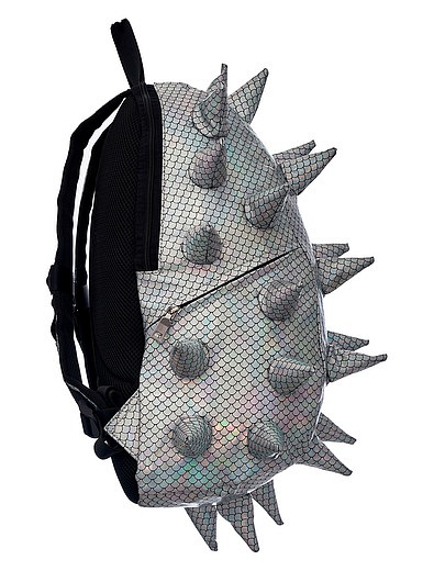 Серебряный рюкзак с голографическим эффектом 44х30 MUI-MaxItUP - 1504500280270 - Фото 2