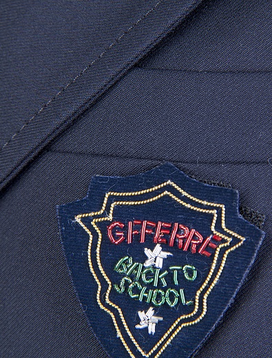 Однобортный пиджак с логотипом Ferre - 1330419580015 - Фото 2