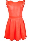 Оранжевое платье А-силуэта - 1052409770021